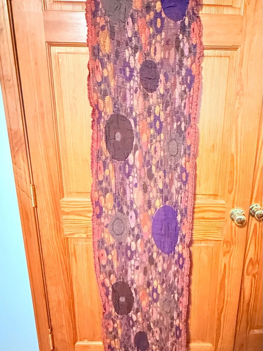 Bohemian merino wool wrap plus bundle of scarves